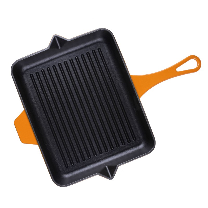 Tigaie grill din fontă emailată Hosse, Dijon, 26x32cm - Tigaie grill din fontă